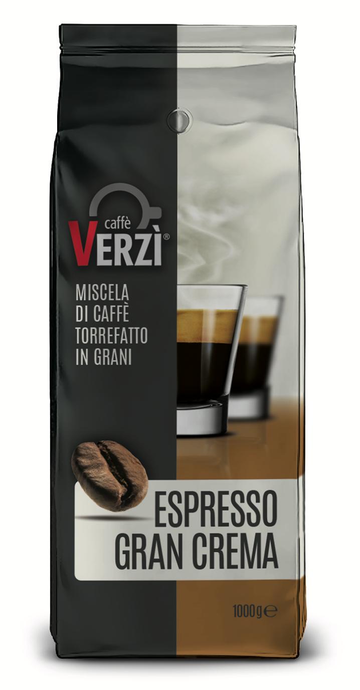 Daily Crema Verzi Coffee Espresso Gran Crema coffee beans package 1kg