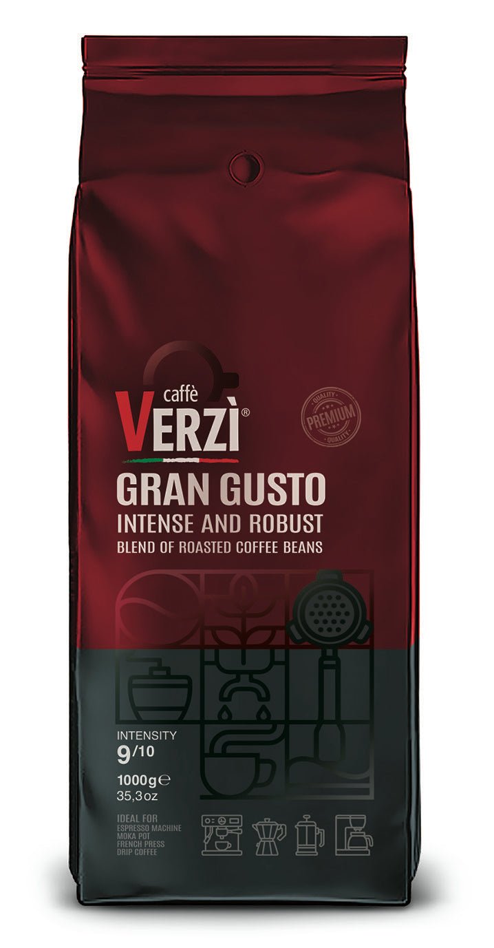 Caffè Verzì Gran Gusto - Whole beans 1kg - Italian coffee by Daily Crema