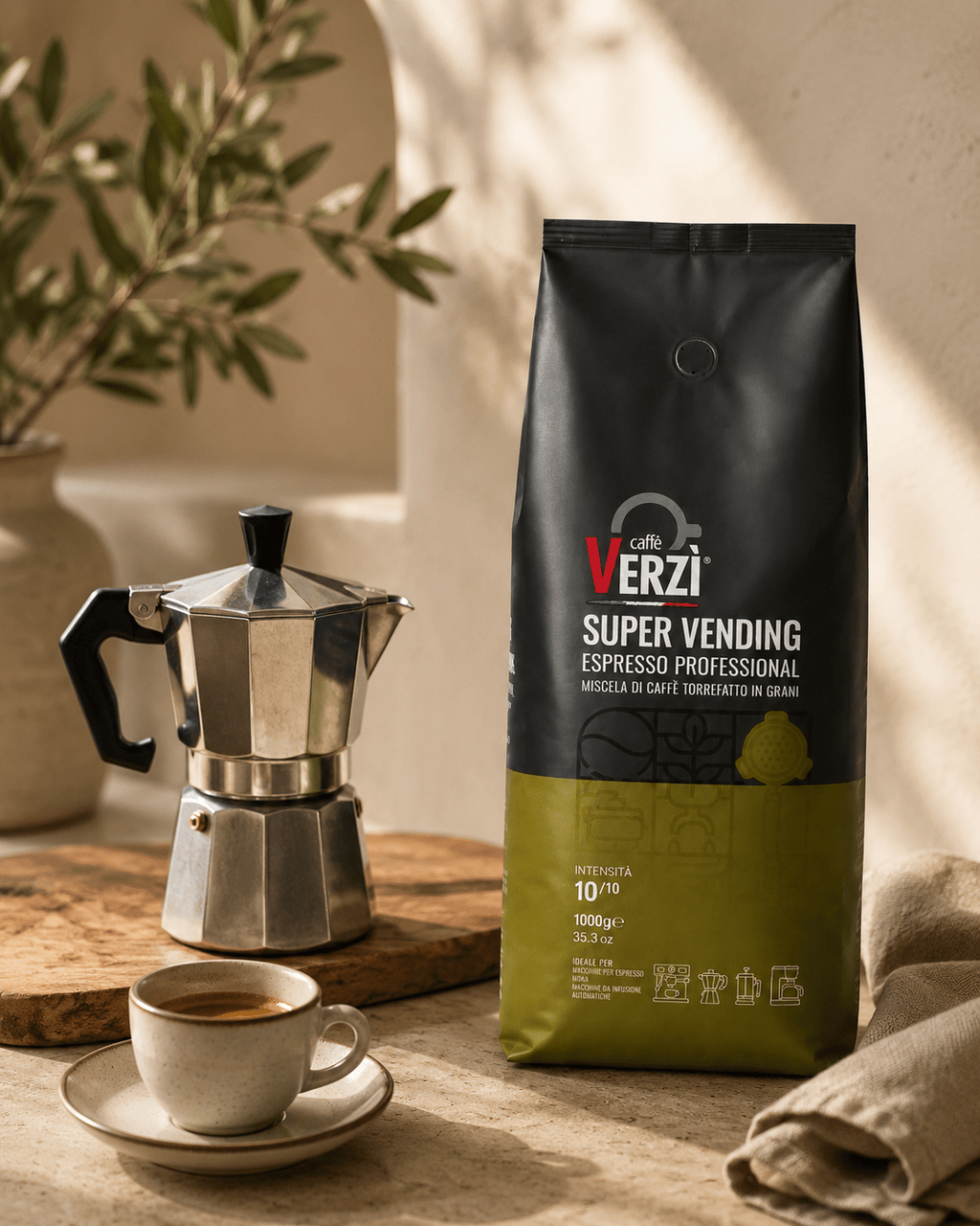 Daily Crema Vending - Whole beans 1kg - Italian coffee by Daily Crema