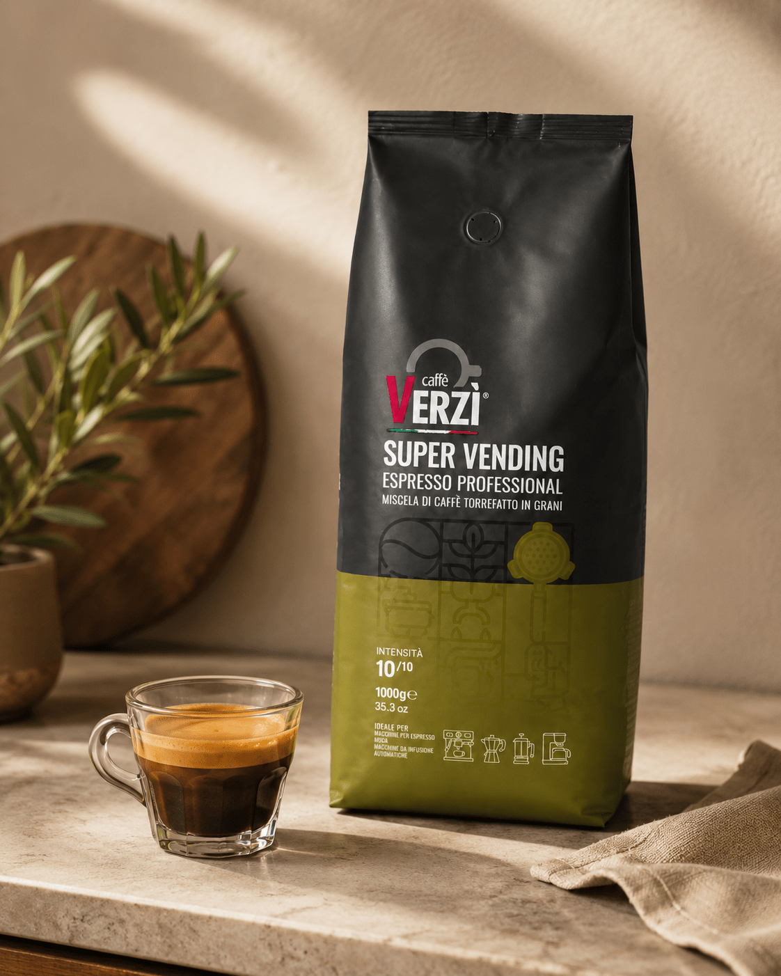 Daily Crema Vending - Whole beans 1kg - Italian coffee by Daily Crema